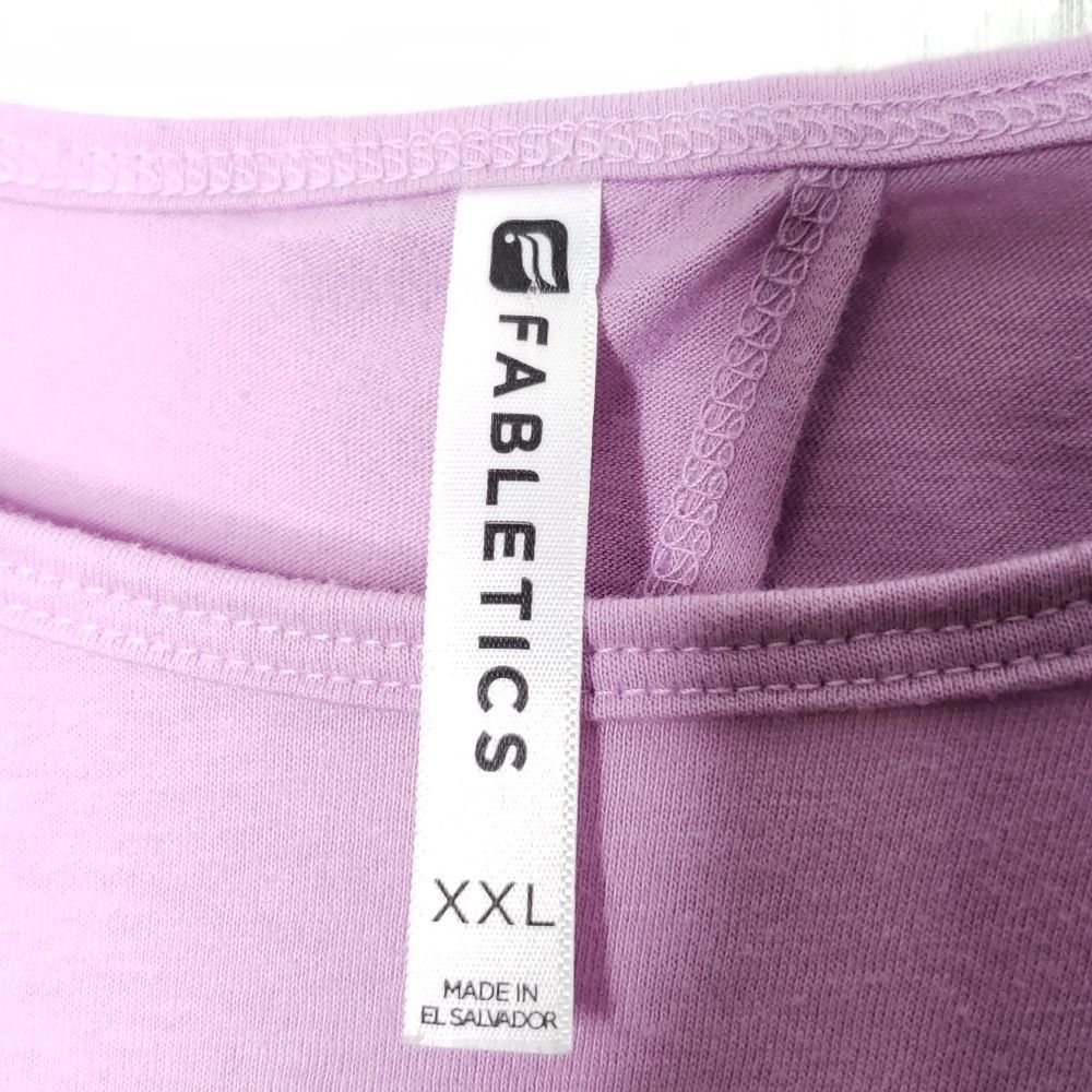 Fabletics Longsleeve Open Back Top Size Xxl - image 6